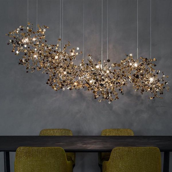 pendant lamps italy argent chandelier for living room bedroom stainless steel leaves lamp kitchen island dinning chrome/gold
pendant lamps italy argent chandelier for living room bedroom stainless steel leaves lamp kitchen island dinning chrome/gold
