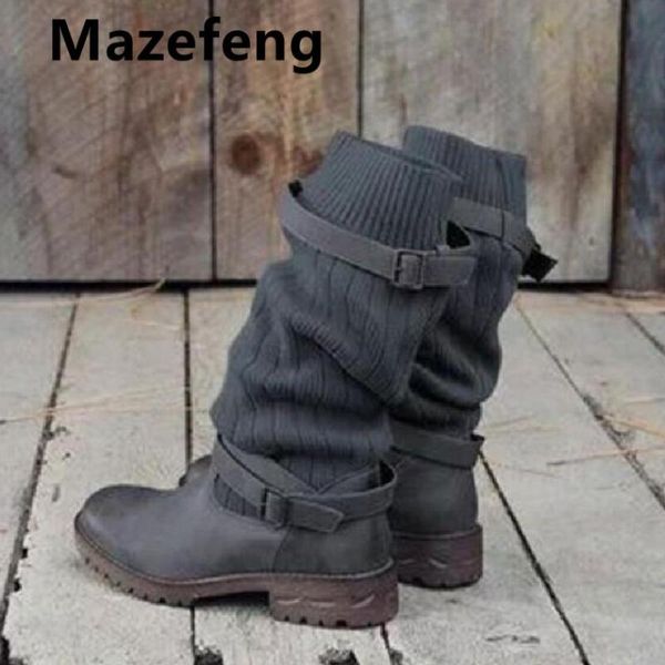 women leather mid calf boots casual slip on autumn winter wedge long fashion pleated round toe black high female
women leather mid calf boots casual slip on autumn winter wedge long fashion pleated round toe black high female