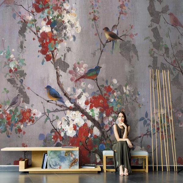 wallpapers custom 3d mural retro flower bird self adhesive wallpaper living room background wall sofa decoration painting waterproof
wallpapers custom 3d mural retro flower bird self adhesive wallpaper living room background wall sofa decoration painting waterproof