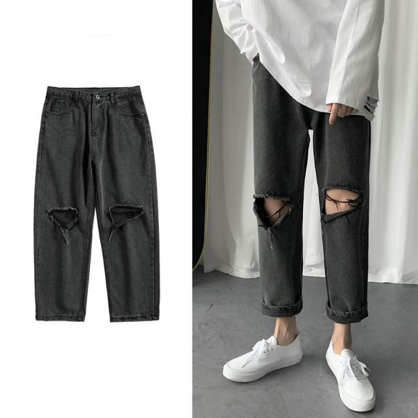 men's jeans men streetwear ripped 2021 black blue hole korean fashions straight loose harem pants male denim plus 5xl
men's jeans men streetwear ripped 2021 black blue hole korean fashions straight loose harem pants male denim plus 5xl