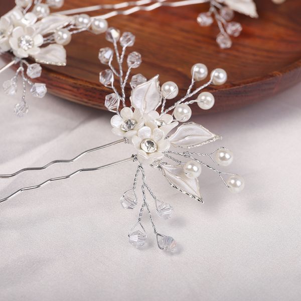 Silver Flower Hair Pins Crystal Rhinestone Shiny Romantic Women Headpieces Wedding Hair Accessories for Girls Party Jewelry
Silver Flower Hair Pins Crystal Rhinestone Shiny Romantic Women Headpieces Wedding Hair Accessories for Girls Party Jewelry
