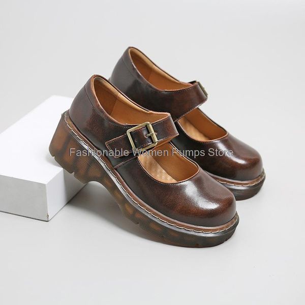 dress shoes 2021 arrival japanese style vintage buckle mary janes women's shallow mouth casual student leather thick bottom, Black
dress shoes 2021 arrival japanese style vintage buckle mary janes women's shallow mouth casual student leather thick bottom, Black
