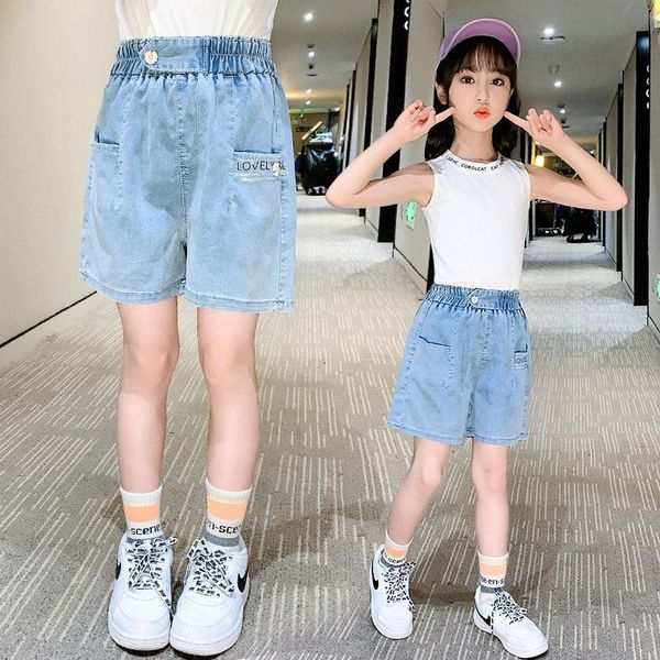 summer girls wide leg hole black denim shorts casual kids streetwear loose letter jeans
summer girls wide leg hole black denim shorts casual kids streetwear loose letter jeans