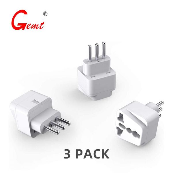 smart power plugs italyl travel plug adapter grounded universal type l italy to us adapter-ultra compact for chile maldives
smart power plugs italyl travel plug adapter grounded universal type l italy to us adapter-ultra compact for chile maldives