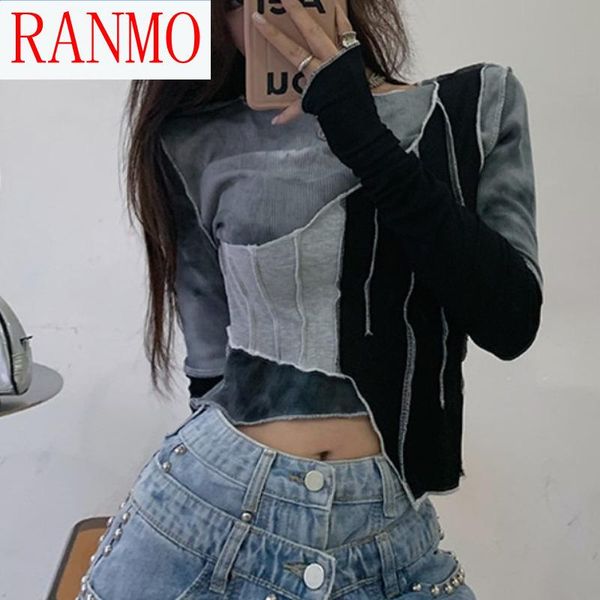 women's t-shirt irregular crop tee womens 2021 spring basic t shirt fashion long sleeve o-neck casual slim, White
women's t-shirt irregular crop tee womens 2021 spring basic t shirt fashion long sleeve o-neck casual slim, White