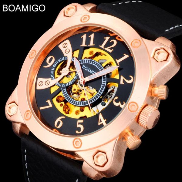 wristwatches mechanical watches men boamigo brand fashion sports skeleton automatic leather strap relogio masculino, Slivery;brown
wristwatches mechanical watches men boamigo brand fashion sports skeleton automatic leather strap relogio masculino, Slivery;brown