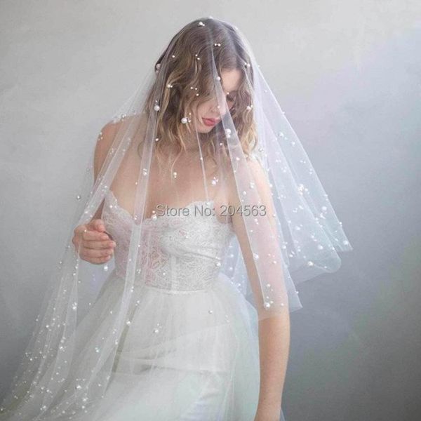 bridal veils romantic veil wedding with pearls tulle for bride without comb jd2021, Black
bridal veils romantic veil wedding with pearls tulle for bride without comb jd2021, Black