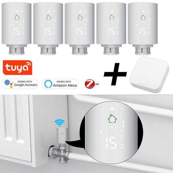 smart home control tuya zigbee 3.0 wifi thermostat for alexa google radiator actuator thermoregulator heater temperature controller
smart home control tuya zigbee 3.0 wifi thermostat for alexa google radiator actuator thermoregulator heater temperature controller