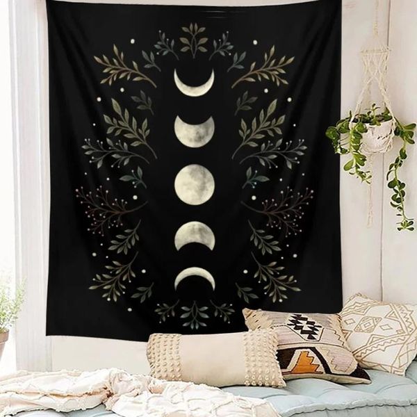 tapestries moon phase tapestry wall hanging vintage mooonlight green olive leaf black boho room decor home decoration
tapestries moon phase tapestry wall hanging vintage mooonlight green olive leaf black boho room decor home decoration