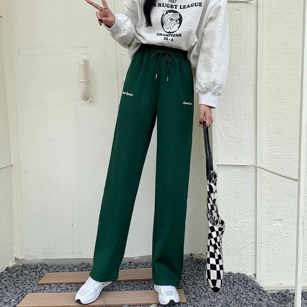 women's pants & capris green sweatpants for women spring and autumn fashionable straight high waist loose wide leg all-match trendy tro, Black;white
women's pants & capris green sweatpants for women spring and autumn fashionable straight high waist loose wide leg all-match trendy tro, Black;white
