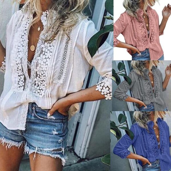 fashion summer white lace cotton blouse shirt elegant women plus size hollow out shirts women's blouses &
fashion summer white lace cotton blouse shirt elegant women plus size hollow out shirts women's blouses &