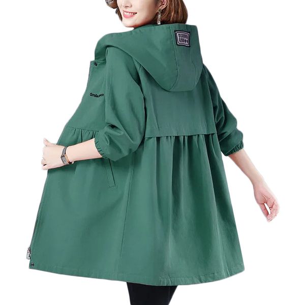 styles women trench coat spring autumn hooded mid long outerwear loose plus size 5xl middle-aged female windbreaker casual, Tan;black
styles women trench coat spring autumn hooded mid long outerwear loose plus size 5xl middle-aged female windbreaker casual, Tan;black