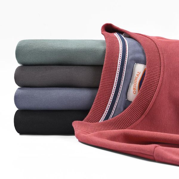 men's hoodies & sweatshirts fall 2021 menswear japanese trend loose round neck pullover solid color basic casual long sleeve bottoming, Black
men's hoodies & sweatshirts fall 2021 menswear japanese trend loose round neck pullover solid color basic casual long sleeve bottoming, Black