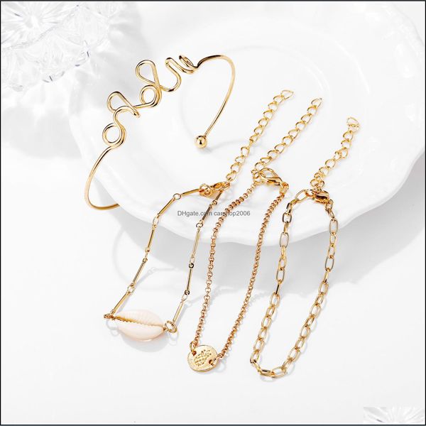 jewelrypine shell charm bracelets set 4pcs vintage bohemian open bracelet bangle sets beach party jewelry for women wholesale drop delivery, Golden;silver
jewelrypine shell charm bracelets set 4pcs vintage bohemian open bracelet bangle sets beach party jewelry for women wholesale drop delivery, Golden;silver
