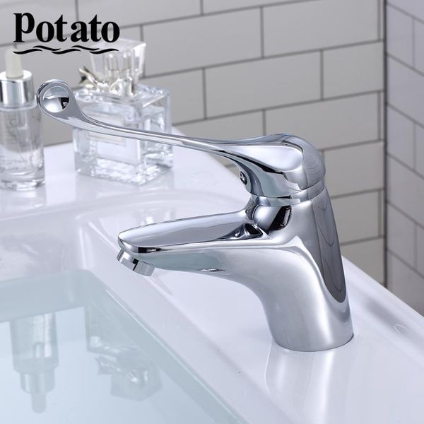 bathroom sink faucets potato basin faucet chrome brush nickel and cold mixer water torneira p1005
bathroom sink faucets potato basin faucet chrome brush nickel and cold mixer water torneira p1005