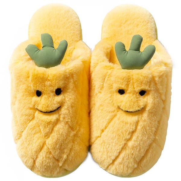 couples slippers fluffy and cute cartoon pineapple fortthe winter home soft cotton shoe, Black
couples slippers fluffy and cute cartoon pineapple fortthe winter home soft cotton shoe, Black
