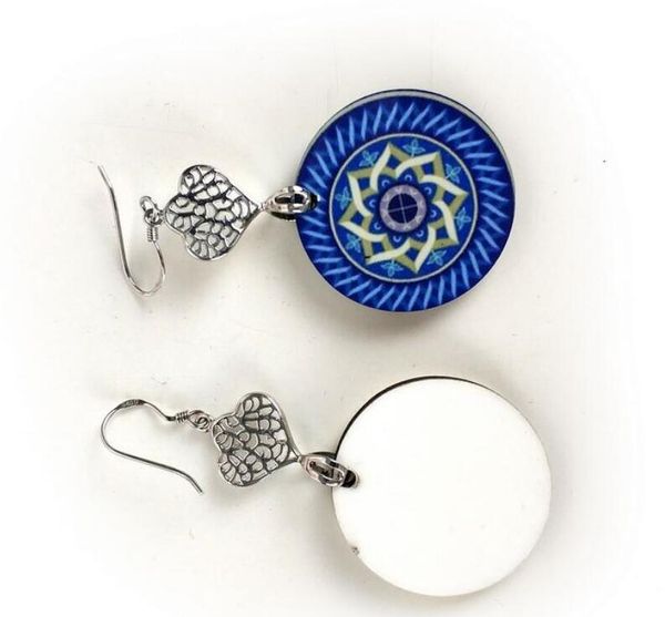 new sublimation earring diy earring round dangler manual blank eardrop for gift by yourself wjl2183, Silver
new sublimation earring diy earring round dangler manual blank eardrop for gift by yourself wjl2183, Silver