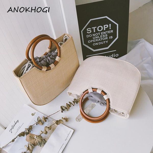 evening bags handmade straw woven for women vintage solid big wood handles ladies handbag beach weave femme shoulder handbags b24
evening bags handmade straw woven for women vintage solid big wood handles ladies handbag beach weave femme shoulder handbags b24