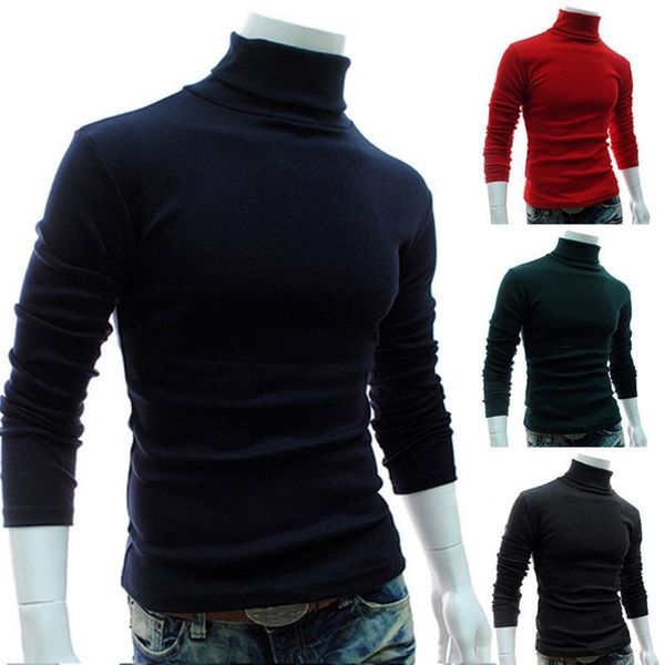 sweaters autumn men color turtle neck long sleeve sweater knitted pullover solid color, slim fits,all-match men's clothing v9ch, White;black 
sweaters autumn men color turtle neck long sleeve sweater knitted pullover solid color, slim fits,all-match men's clothing v9ch, White;black