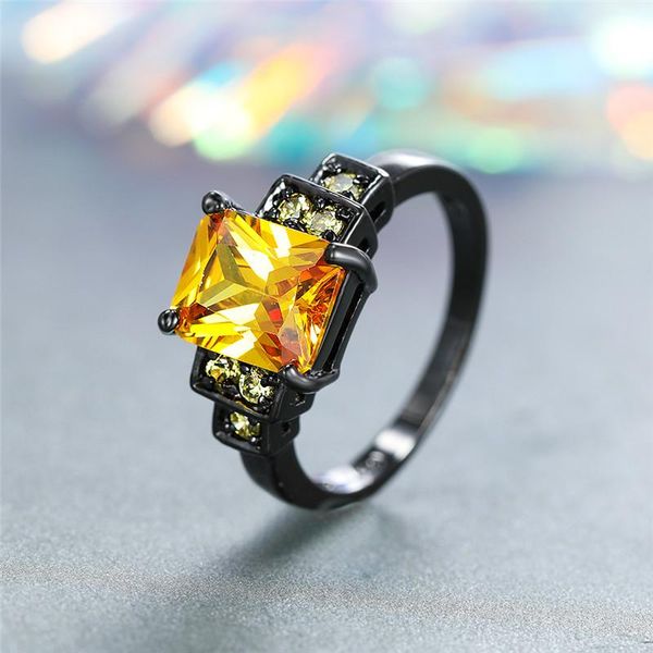 wedding rings luxury female champagne crystal ring charm 14kt black gold for women punk bride square zircon engagement, Slivery;golden
wedding rings luxury female champagne crystal ring charm 14kt black gold for women punk bride square zircon engagement, Slivery;golden