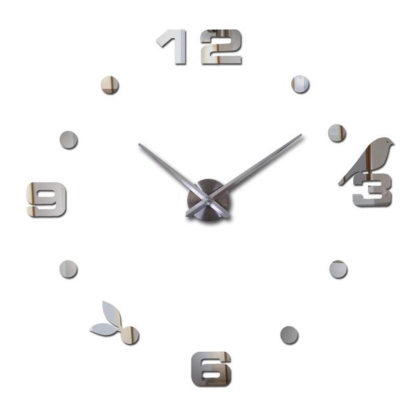 wall clocks europe style acrylic single face mirror effect quartz home diy clock circular living room decoration still life stickers
wall clocks europe style acrylic single face mirror effect quartz home diy clock circular living room decoration still life stickers