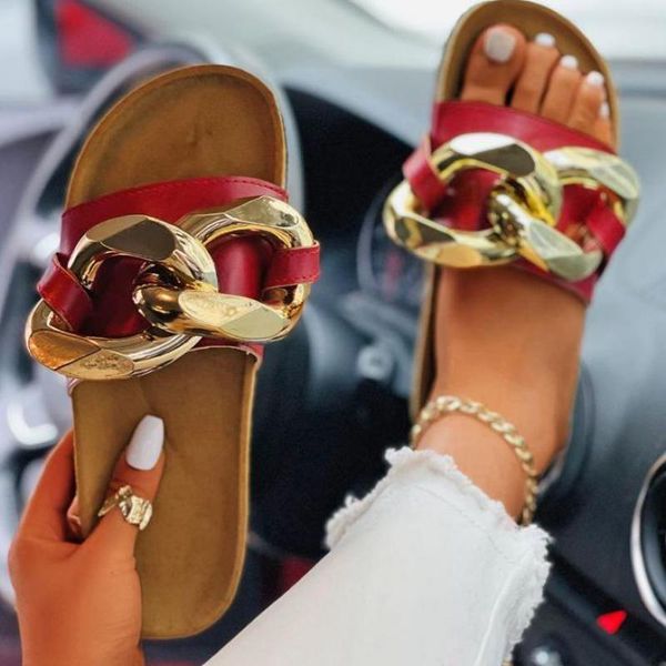 slippers 2021 summer women's sandals muller shoes exaggerated metal thick chain lazy personality soft fashion, Black
slippers 2021 summer women's sandals muller shoes exaggerated metal thick chain lazy personality soft fashion, Black