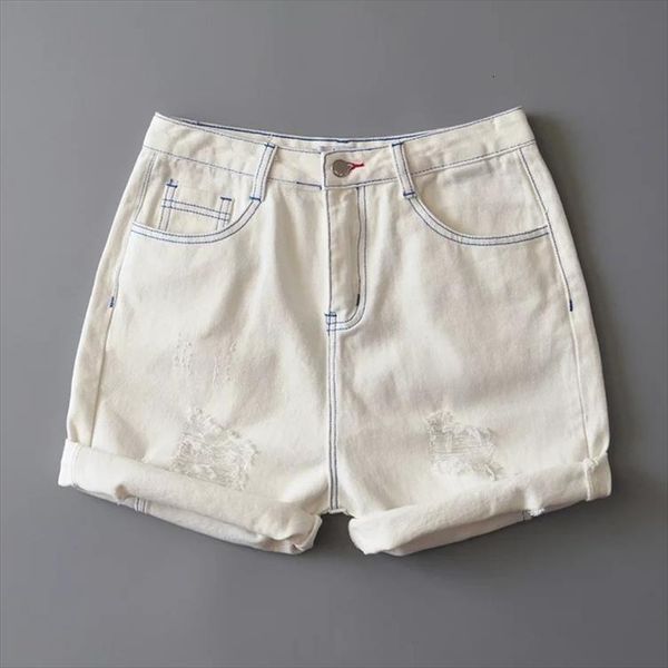 jeans summer style white women short denim high waist slimming lettered casual loose bright line fashion, White;black
jeans summer style white women short denim high waist slimming lettered casual loose bright line fashion, White;black