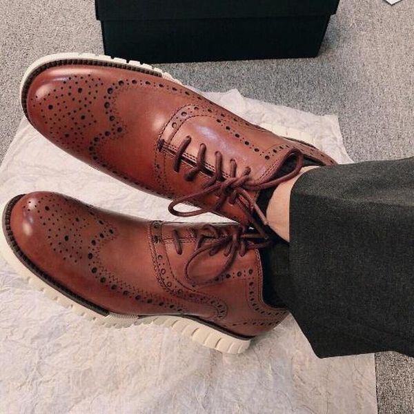 dress shoes men male business man formal pu leather lace up brogues flat mens driving men's zapatos de hombres personlizar m0791, Black
dress shoes men male business man formal pu leather lace up brogues flat mens driving men's zapatos de hombres personlizar m0791, Black