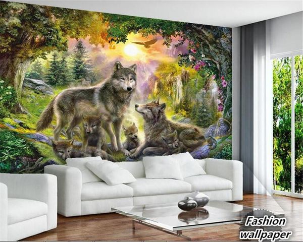 wallpapers wellyu papel de parede 3d wallpaper high - end sunshine green forest gray wolf wild dog animal landscape painting3d
wallpapers wellyu papel de parede 3d wallpaper high - end sunshine green forest gray wolf wild dog animal landscape painting3d