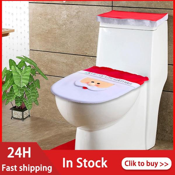 toilet seat covers 3pc/set christmas closestool cover santa claus water set decorations for bathroom mat
toilet seat covers 3pc/set christmas closestool cover santa claus water set decorations for bathroom mat