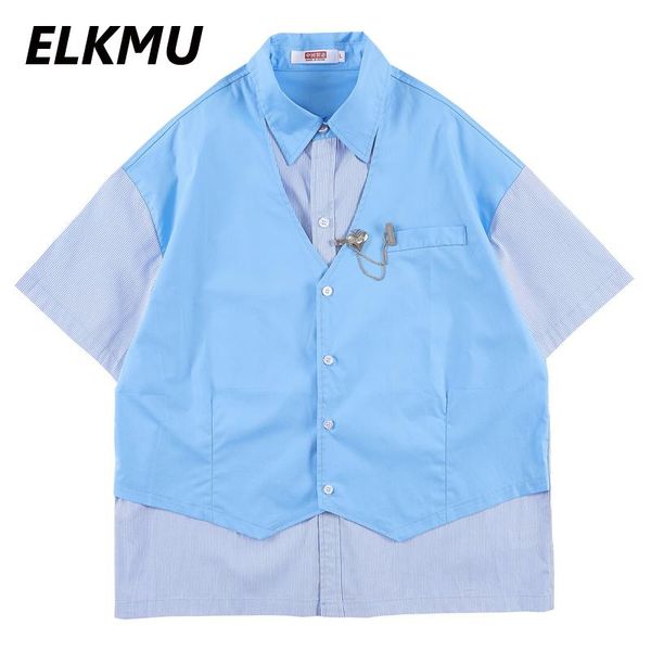 men's casual shirts elkmu harajuku streetwear fake two pieces stripe summer hawaiian short sleeve shirt oversized hm407, White;black
men's casual shirts elkmu harajuku streetwear fake two pieces stripe summer hawaiian short sleeve shirt oversized hm407, White;black