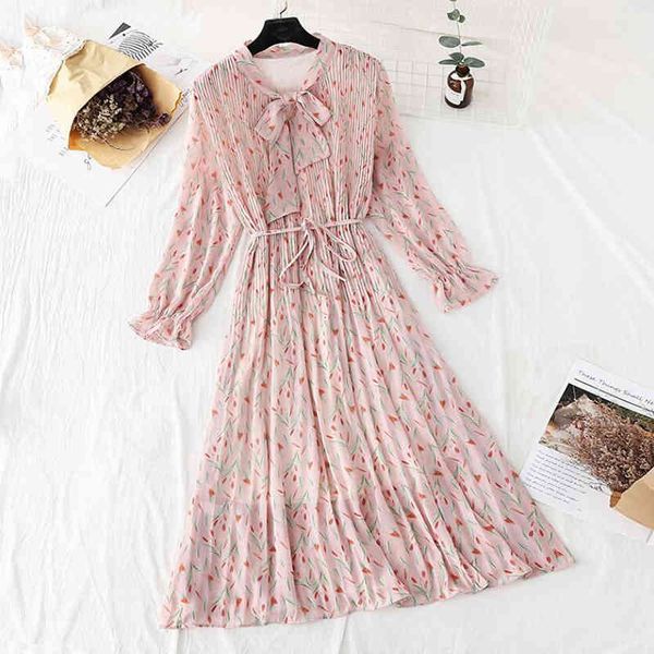 dresses elegant women floral print midi female casual long sleeve pleated chiffon es vintage bow ruffle a-line vestido, Black;gray
dresses elegant women floral print midi female casual long sleeve pleated chiffon es vintage bow ruffle a-line vestido, Black;gray