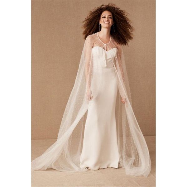 wraps & jackets 2 meters length ivory beaded cape for lady wedding bolero jacket wrap marriage accessories, White
wraps & jackets 2 meters length ivory beaded cape for lady wedding bolero jacket wrap marriage accessories, White