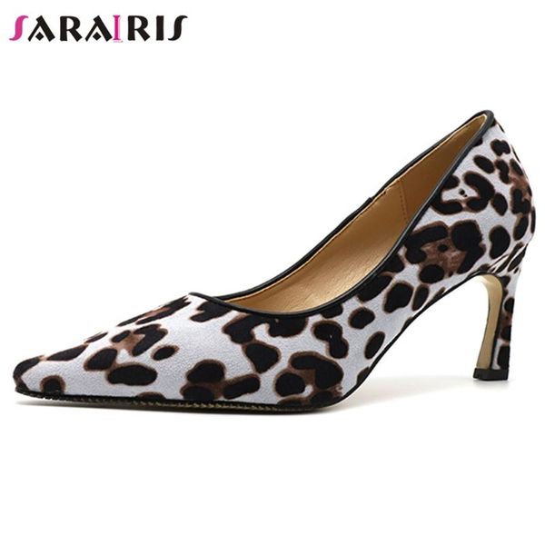 dress shoes sarairis lady spring autumn pumps pointed toe leopard print high heels women shallow slip on office woman, Black
dress shoes sarairis lady spring autumn pumps pointed toe leopard print high heels women shallow slip on office woman, Black