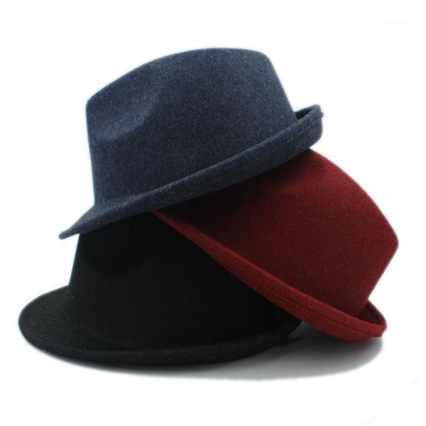 fashion 100% wool fedora hat for men women woolen autumn felt trilby dome cloche cap1, Blue;gray
fashion 100% wool fedora hat for men women woolen autumn felt trilby dome cloche cap1, Blue;gray