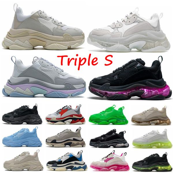 selling triple s shoes clear sole sneaker running shoe outsole womens paris 17fw black white letter colorful retro ladies designer casual tr
selling triple s shoes clear sole sneaker running shoe outsole womens paris 17fw black white letter colorful retro ladies designer casual tr