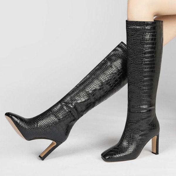 boots fashion faux leather bomb winter knee high green square toe chunky block women plus size lazy shoes red beige, Black
boots fashion faux leather bomb winter knee high green square toe chunky block women plus size lazy shoes red beige, Black