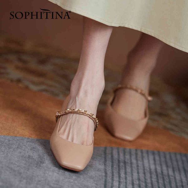 sophitina classic mary jane women shoes chain decoration thick high-heel shoes square toe daily spring autumn female pumps ao812 210513, Black
sophitina classic mary jane women shoes chain decoration thick high-heel shoes square toe daily spring autumn female pumps ao812 210513, Black