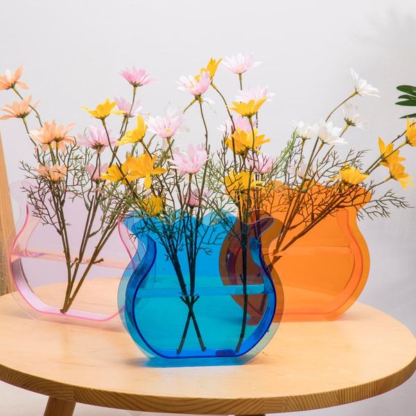 rainbow color acrylic vases floral container decorative shop design wedding party home office decoration vase
rainbow color acrylic vases floral container decorative shop design wedding party home office decoration vase