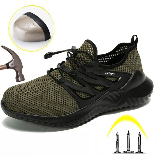 boots 2021 men sneakers work safety shoes for steel toe breathable anti-smashing puncture proof industrial, Black
boots 2021 men sneakers work safety shoes for steel toe breathable anti-smashing puncture proof industrial, Black