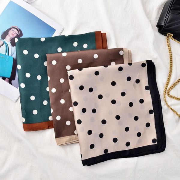 scarves 2021 spring versatile hepburn polka dot scarf korean-style solid color dotted small neckerchief airline stewardess ol silk scarv, Blue;gray
scarves 2021 spring versatile hepburn polka dot scarf korean-style solid color dotted small neckerchief airline stewardess ol silk scarv, Blue;gray