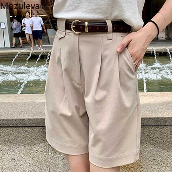 mozuleva loose belted half pants for women high waist pockets summer female suits shorts casual ladies wide leg shorts 210706, White;black
mozuleva loose belted half pants for women high waist pockets summer female suits shorts casual ladies wide leg shorts 210706, White;black