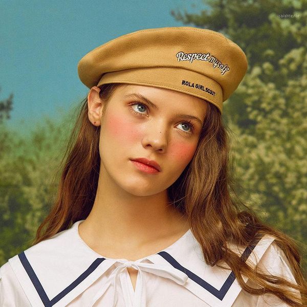 autumn and winter style floral embroidered beret korean-style monochrome painter cap short brimmed frilled bow hat berets, Blue;gray
autumn and winter style floral embroidered beret korean-style monochrome painter cap short brimmed frilled bow hat berets, Blue;gray