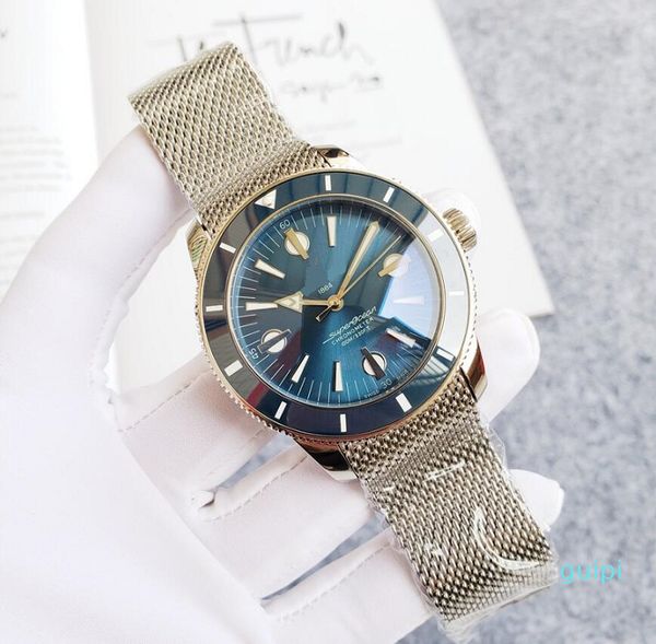 famous mechanical watches 46mm brand luxury automatic full stainless steel mesh strap waterproof watch men relogio, Slivery;brown
famous mechanical watches 46mm brand luxury automatic full stainless steel mesh strap waterproof watch men relogio, Slivery;brown