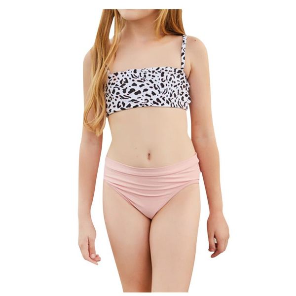 one-pieces leopard print girls swimwear cute spaghetti strap swimsuit summer two pieces bikini set swimming beachwear kids bathing suit, Black
one-pieces leopard print girls swimwear cute spaghetti strap swimsuit summer two pieces bikini set swimming beachwear kids bathing suit, Black