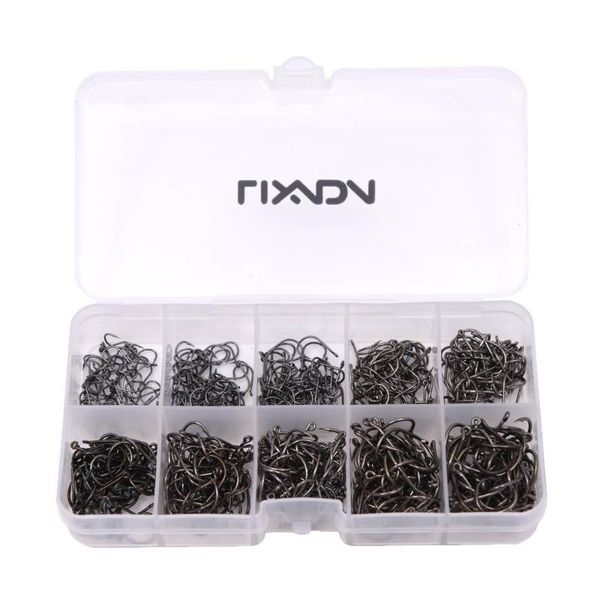 fishing hooks lixada 600pcs hook jig with hole tackle box 3# -12# 10 sizes carbon steel fishhooks
fishing hooks lixada 600pcs hook jig with hole tackle box 3# -12# 10 sizes carbon steel fishhooks