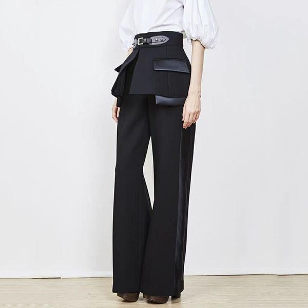 women's pants & capris seebeautiful fashion 2021 autumn patchwork pocket high waist casual trousers loose wide leg women y583, Black;white
women's pants & capris seebeautiful fashion 2021 autumn patchwork pocket high waist casual trousers loose wide leg women y583, Black;white