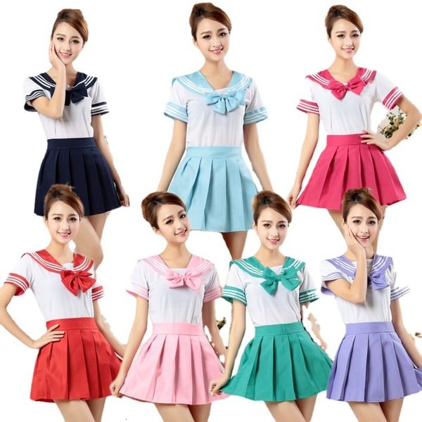 summer spring dress and casual skirt women' fresh short sleeve student class uniform, Red;black
summer spring dress and casual skirt women' fresh short sleeve student class uniform, Red;black