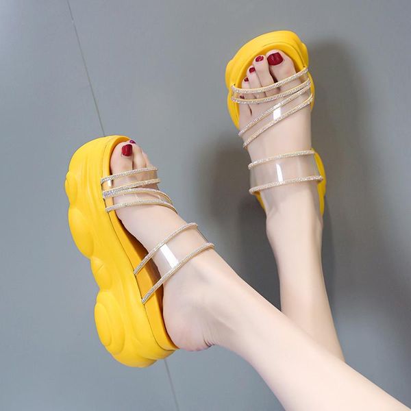 slippers 2021 women platform sandals fashion transparent wedges high heels summer ladies candy colors beach shoes woman 34-39, Black
slippers 2021 women platform sandals fashion transparent wedges high heels summer ladies candy colors beach shoes woman 34-39, Black