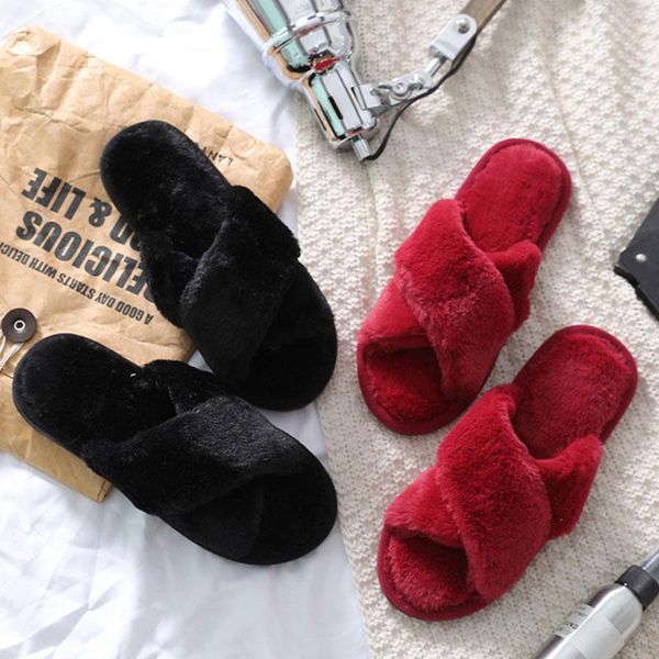 women furry slippers ladies shoes cute plush hair fluffy sandals indoor home fur winter warm, Black
women furry slippers ladies shoes cute plush hair fluffy sandals indoor home fur winter warm, Black